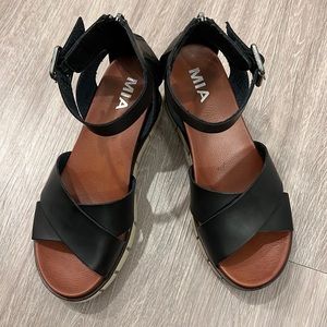 MIA Wedge Sandals size 7
